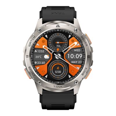 Image showing 7 th KOSPET TANK T3 Smartwatch with Silicone Band (Silver)
