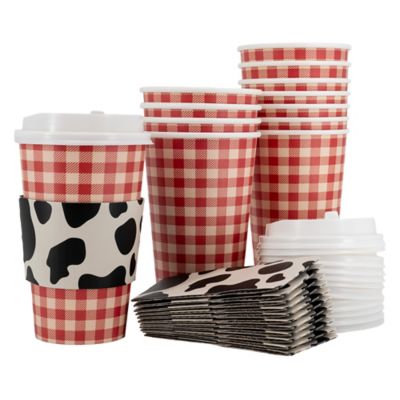 Red Shed 16 oz. Red Check To-Go Hot Cups, 12 pk.