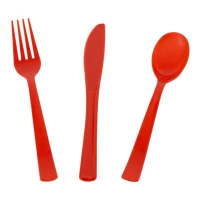 Red Shed 36 pc. Red Cutlery Set