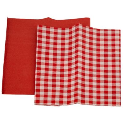 Red Shed Red Check Tissue Paper, 8 pk.