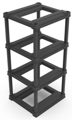 Sterilite 27 Gallon Tote Rack