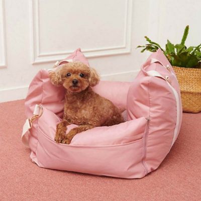 Image showing 2 th FunnyFuzzy First Class Waterproof Dog Car Seat Bed