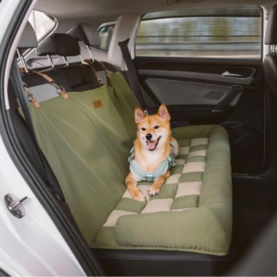Image showing  Large Chessboard Lounge Dog Car Seat Bed