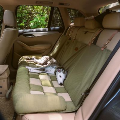Image showing  Large Chessboard Lounge Dog Car Seat Bed