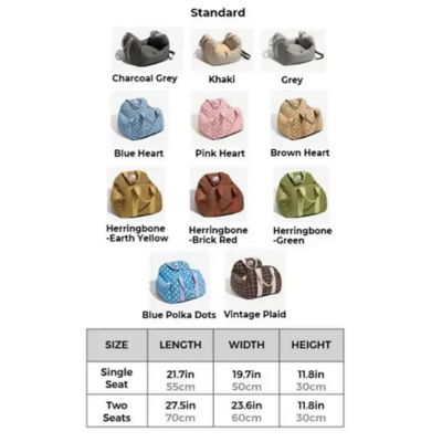 Image showing 2 th FunnyFuzzy First Class Dog Car Seat Bed