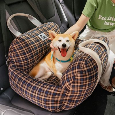 Image showing 2 th FunnyFuzzy First Class Dog Car Seat Bed