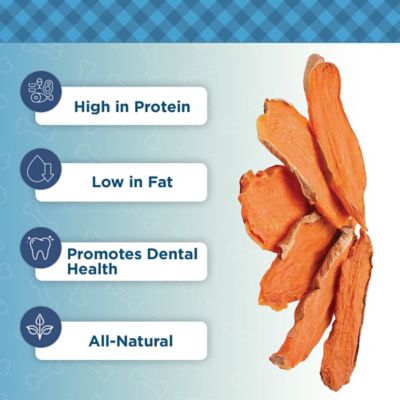Image showing  Sweet Potato Chips Dog Treats, 8 oz. Bag