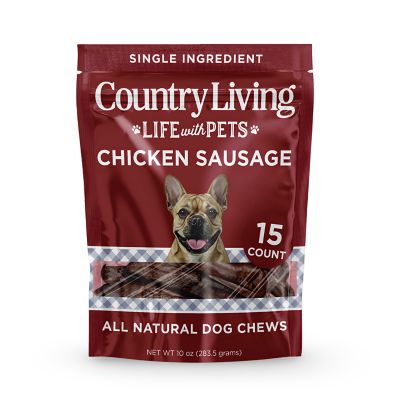 Image showing  4 in. - 5 in. Beef Flavored Chicken Sausage Dog Treats - 15 ct. Bag