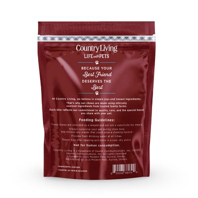 Image showing  4 in. - 5 in. Beef Flavored Chicken Sausage Dog Treats - 15 ct. Bag