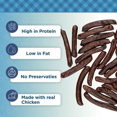 Image showing  4 in. - 5 in. Beef Flavored Chicken Sausage Dog Treats - 15 ct. Bag