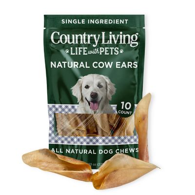 Country Living Natural Cow Ears Dog Chews - 10 ct. Bag