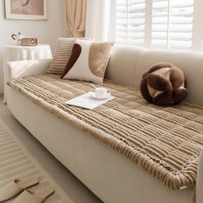 Image showing  Soft Flannel Breathable Sofa Seat Pad, 35.4 x 70.9 in.