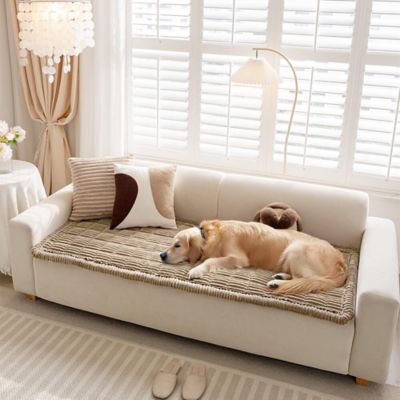 Image showing  Soft Flannel Breathable Sofa Seat Pad, 35.4 x 70.9 in.