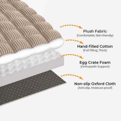 Image showing  Soft Flannel Breathable Sofa Seat Pad, 35.4 x 70.9 in.