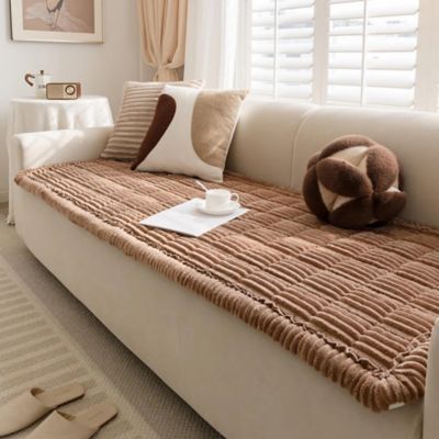 Image showing 5 th FunnyFuzzy Soft Flannel Breathable Sofa Seat Pad, 35.4 x 70.9 in.