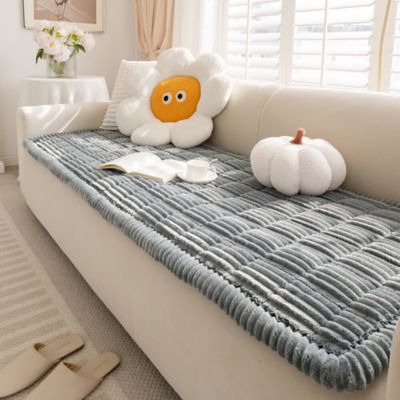 Image showing  Soft Flannel Breathable Sofa Seat Pad, 35.4 x 70.9 in.