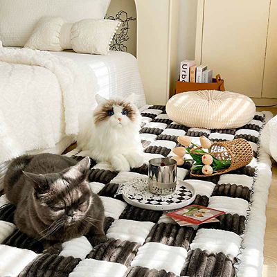 Image showing  Garden Chic Cotton Sofa Seat Pad, 23.6 x 63 in.