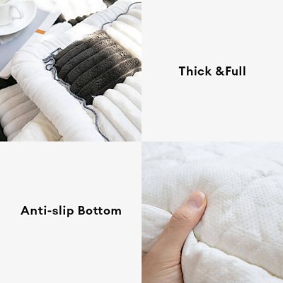 Image showing 8 th FunnyFuzzy Garden Chic Cotton Sofa Seat Pad, 23.6 x 70.9 in.