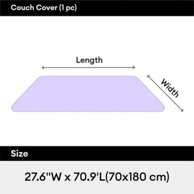 Image showing 8 th FunnyFuzzy Garden Chic Cotton Sofa Seat Pad, 27.6 x 70.9 in.