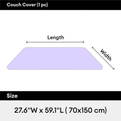 Image showing 8 th FunnyFuzzy Garden Chic Cotton Sofa Seat Pad, 27.6 x 59.1 in.
