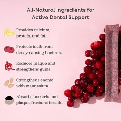 Image showing  Dental Yak Cranberry Flavor Dog Chew Treats, 2 pk.