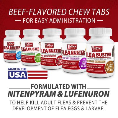 Image showing  Flea Buster Chewable Tablets for Dogs