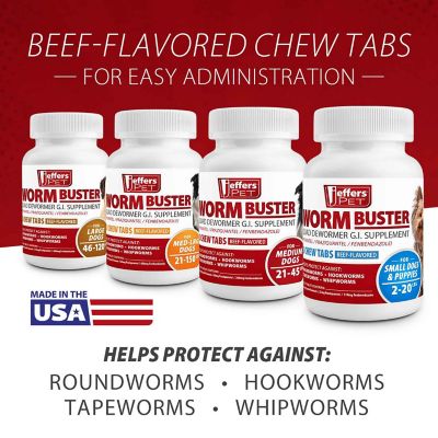 Image showing  Worm Buster Dog Dewormer Tablets