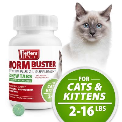 Image showing  Worm Buster Cat Dewormer Tablets