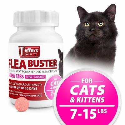 Image showing  Flea Buster Chewable Tablets for Cat and Kittens
