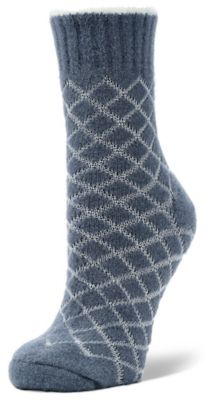 Little Hotties Double Layer Quilted Crystal Crew Socks, 1 Pair