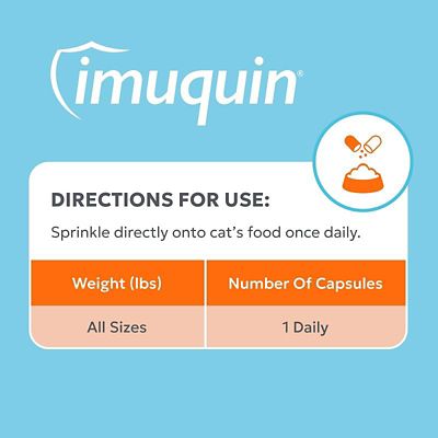 Image showing  Imuquin Immune Support Supplement for Cats, 30 Sprinkle Capsules