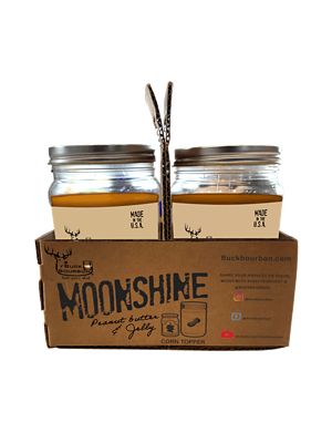 Buck Bourbon Moonshine Corn Topper Peanut Butter and Jelly, 2 pk.