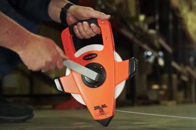 Image showing 2 th Keson Tape Measure Nylon/Steel 200 ft.