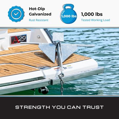 Image showing  Shackle Screw Pin Anchor 1/4 Galv, 6 pk.