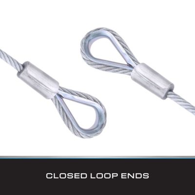 Image showing  1/4 in. ID x 3/8 in. OD x 9 ft. Vinyl Coated Galvanized Cable