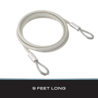 Image showing  1/4 in. ID x 3/8 in. OD x 9 ft. Vinyl Coated Galvanized Cable