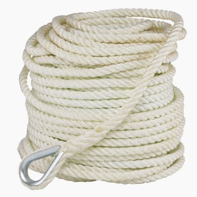 Tie Down 100 ft. Danforth Boat Anchor Rope