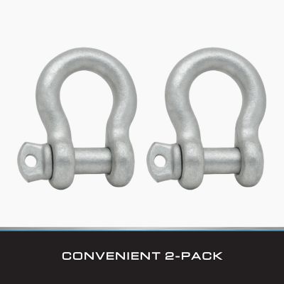 Image showing  Shackle Screw Pin Anchor 1/4 Galv, 2 pk.