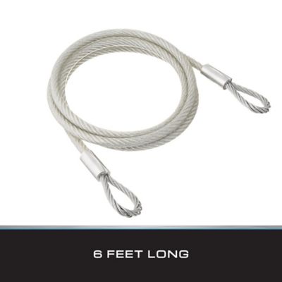 Image showing  1/4 in. ID x 3/8 in. OD x 6 ft. Vinyl Coated Galvanized Cable