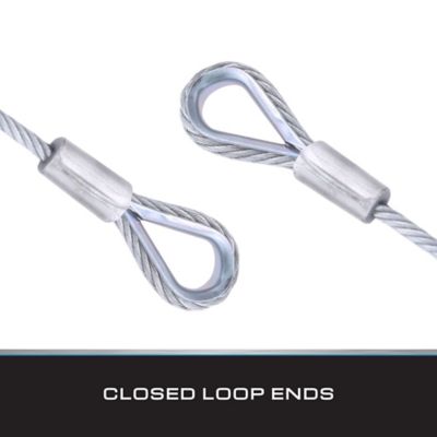 Image showing  1/4 in. ID x 3/8 in. OD x 6 ft. Vinyl Coated Galvanized Cable