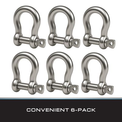 Image showing  Shackle Screw Pin 5/16 Ss, 6 pk.