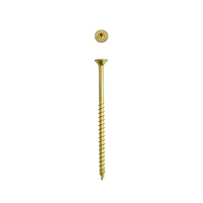 Image showing  10 x 3in. Interior Wood Screws Construction Flat Head T-Star Plus (322 EA) 5 LB Bit Included