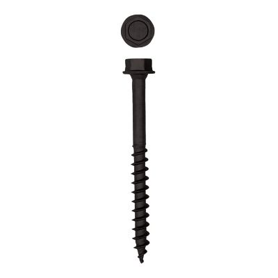 Image showing  1/2 x 5in. Exterior Structural Wood Lag Screws Powerlags Hex Head Hex (25 EA)