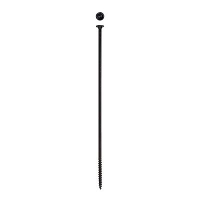 Image showing  5/16 x 16in. Interior Structural Wood Lag Screws Powerlags Pancake Head T-Star (250 EA) Bulk Pail Bit Included