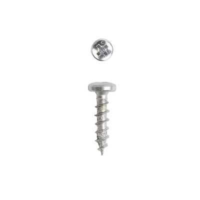 Image showing  8 x 5/8in. Interior Wood Metal Screws Cabinet Pan Head Phillips Square Unidrive (320 EA) Bit Included