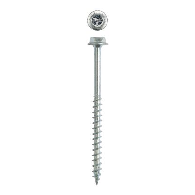 Image showing  1/4 x 6in. Interior Structural Wood Lag Screws Powerlags Hex Head Hex (50 EA) Bit Included