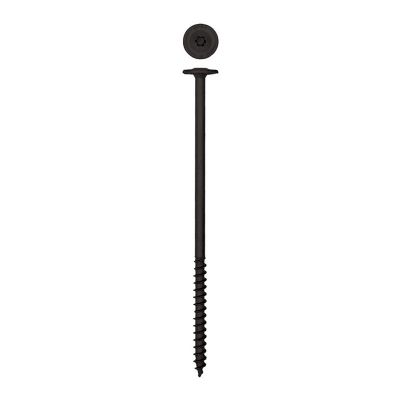 Image showing  1/4 x 6in. Exterior Structural Wood Lag Screws Powerlags Washer Head T-Star (200 EA) Bulk Mini Bit Included