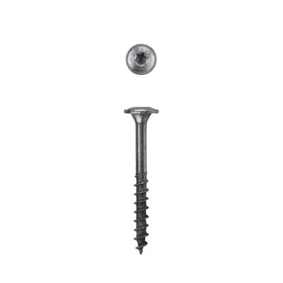 Image showing  8 x 1-1/2in. Exterior Wood Deck Screws Construction Wafer Head T-Star Plus (165 EA) Bit Included