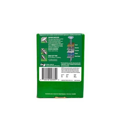 Image showing 7 th SPAX 8 x 1-1/2in. Exterior Wood Deck Screws Construction Wafer Head T-Star Plus (165 EA) Bit Included