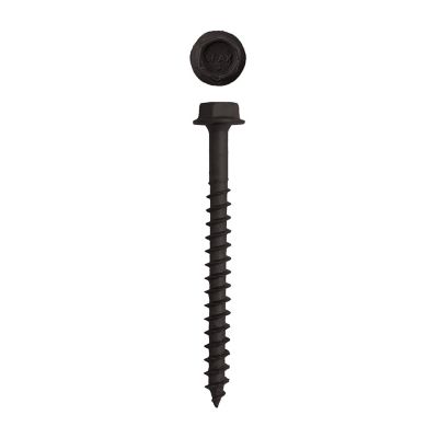 Image showing  1/4 x 3in. Exterior Structural Wood Lag Screws Powerlags Hex Head Hex (12 EA) Bit Included